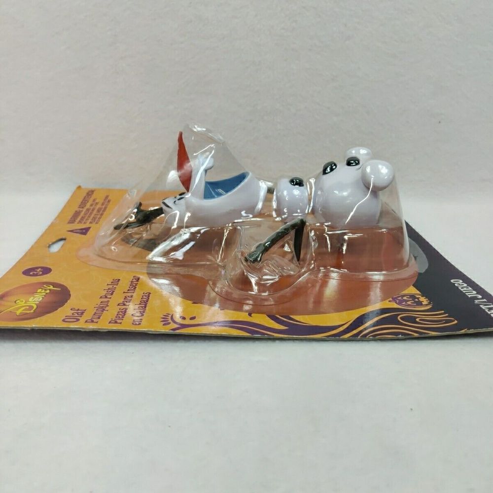 Disney Frozen Olaf Pumpkin Push-ins Gemmy 2015 Halloween Decor - Picture 3 of 5